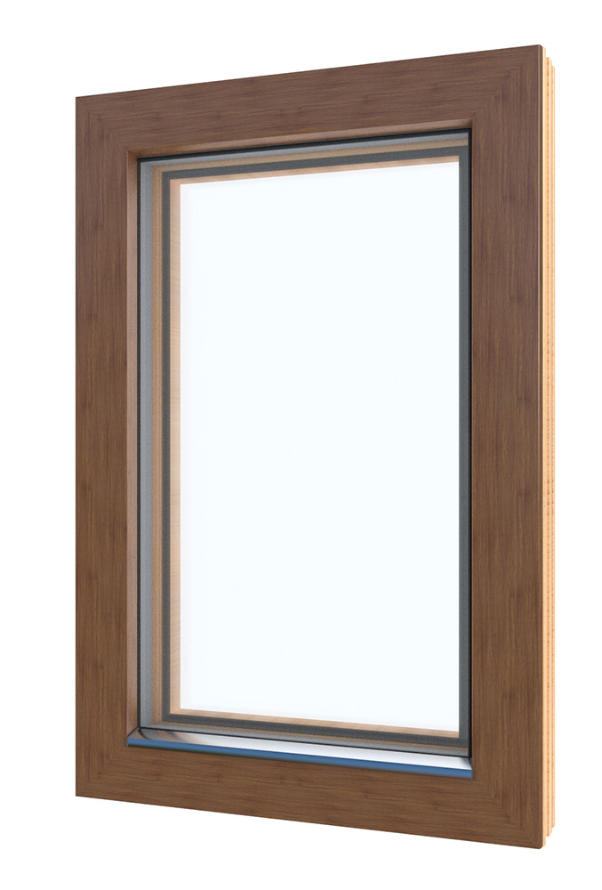 Thermowood okno SCHS 92 Quattro